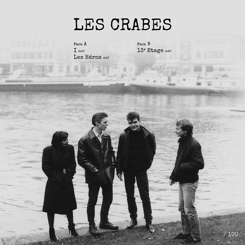 Les Crabes, 45 tours, verso