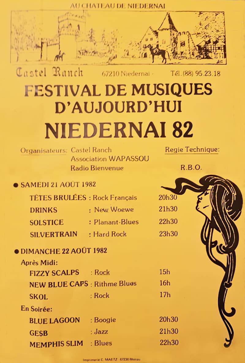 Festival de musiques d'aujourd'hui, Nidernai, 21 août 1982