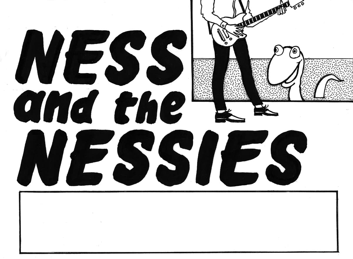 Affiche de concert de Ness and The Nessies