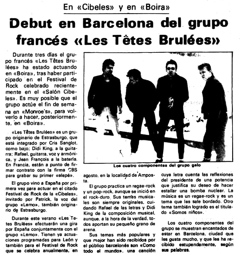 Diario De Barcelona, le 28 mai 1982
